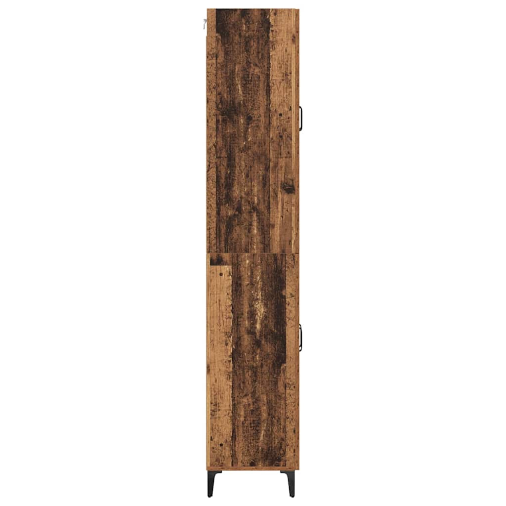 Haut Armoire Bois Ancien 69,5 x 34 x 180 cm Bois d'ingénierie - XIOS