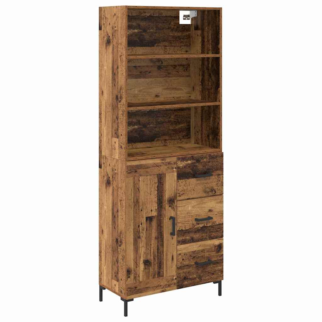 Haut Armoire Bois Ancien 69,5 x 32,5 x 180 cm Bois d'ingénierie - XIOS