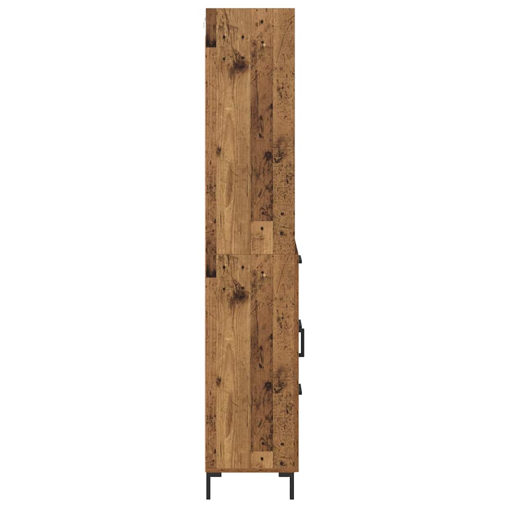 Haut Armoire Bois Ancien 69,5 x 32,5 x 180 cm Bois d'ingénierie - XIOS