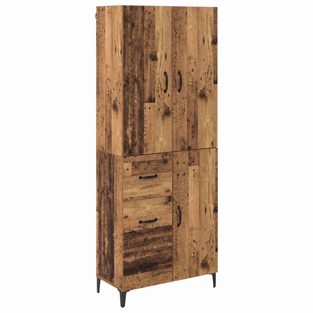Haut Armoire Bois Ancien 69,5 x 34 x 180 cm Bois d'ingénierie - XIOS