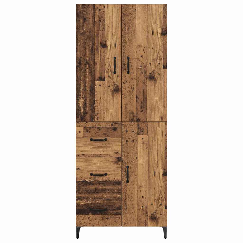 Haut Armoire Bois Ancien 69,5 x 34 x 180 cm Bois d'ingénierie - XIOS
