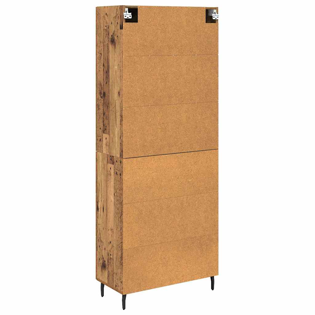 Haut Armoire avec tiroir 2 pcs Bois ancien Bois d'ingénierie - XIOS