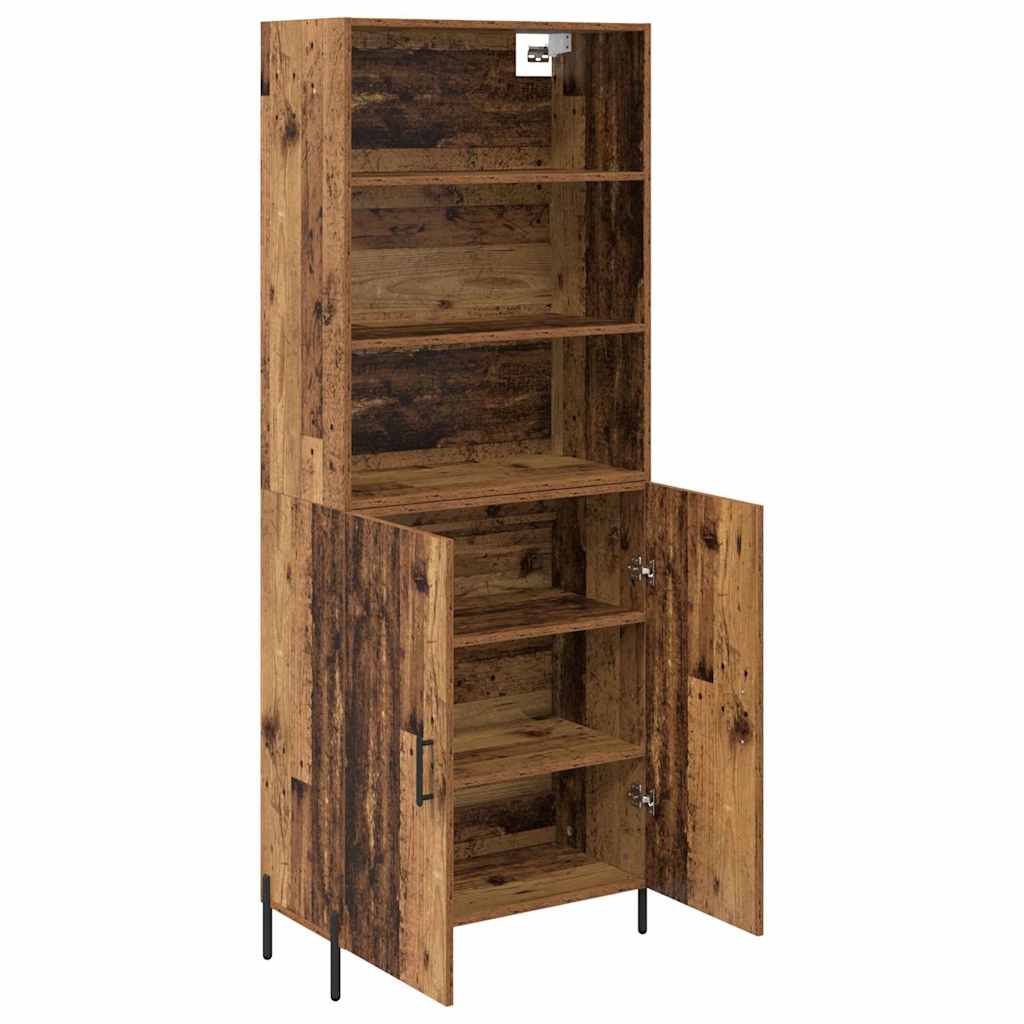 Haut Armoire Bois Ancien 69,5 x 32,5 x 180 cm Bois d'ingénierie - XIOS
