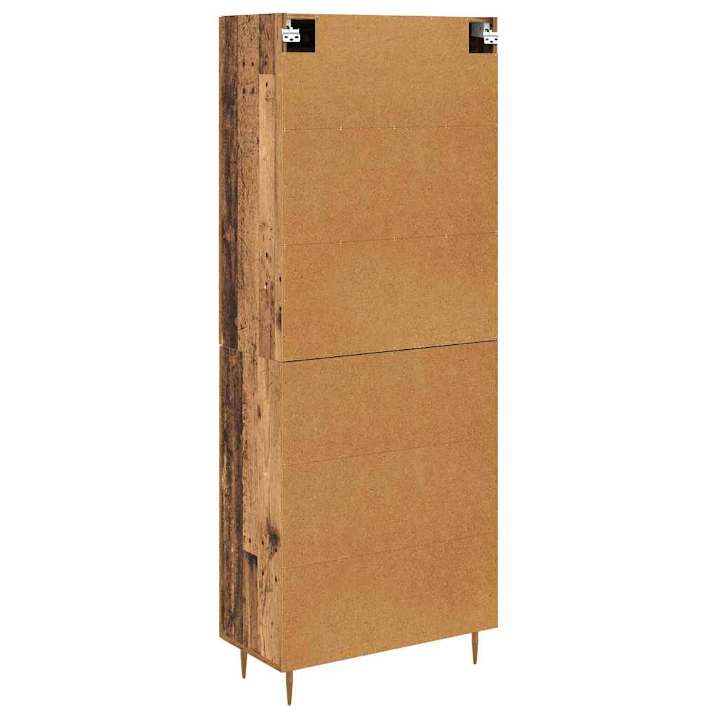 Haut Armoire Bois Ancien 69,5 x 34 x 180 cm Bois d'ingénierie - XIOS