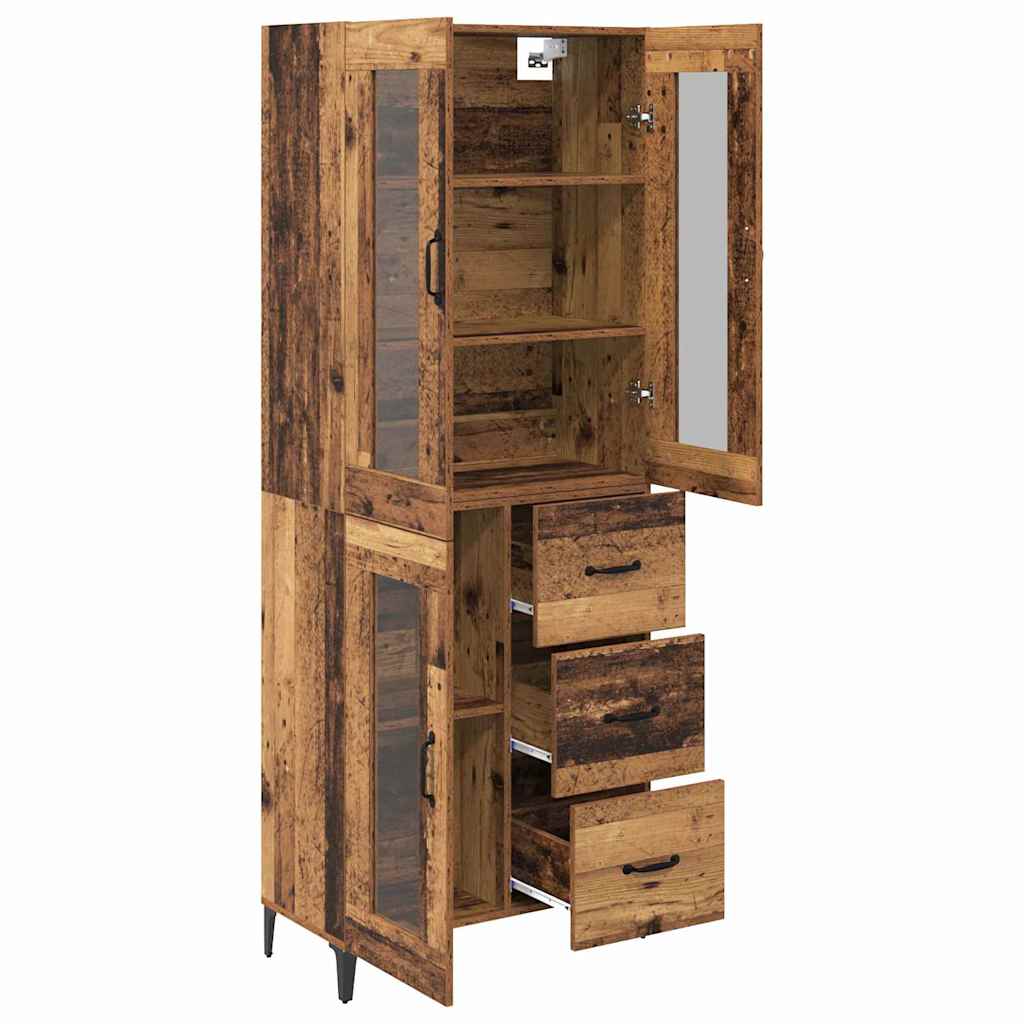 Haut Armoire Bois Ancien 69,5 x 34 x 180 cm Bois d'ingénierie