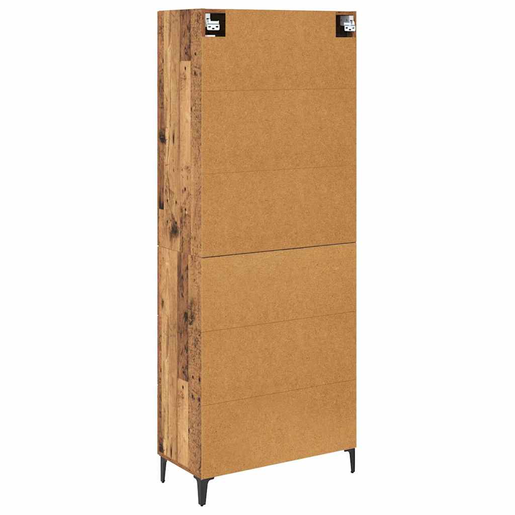 Haut Armoire Bois Ancien 69,5 x 34 x 180 cm Bois d'ingénierie - XIOS