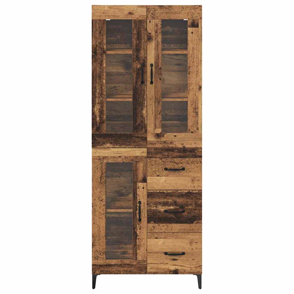 Haut Armoire Bois Ancien 69,5 x 34 x 180 cm Bois d'ingénierie - XIOS