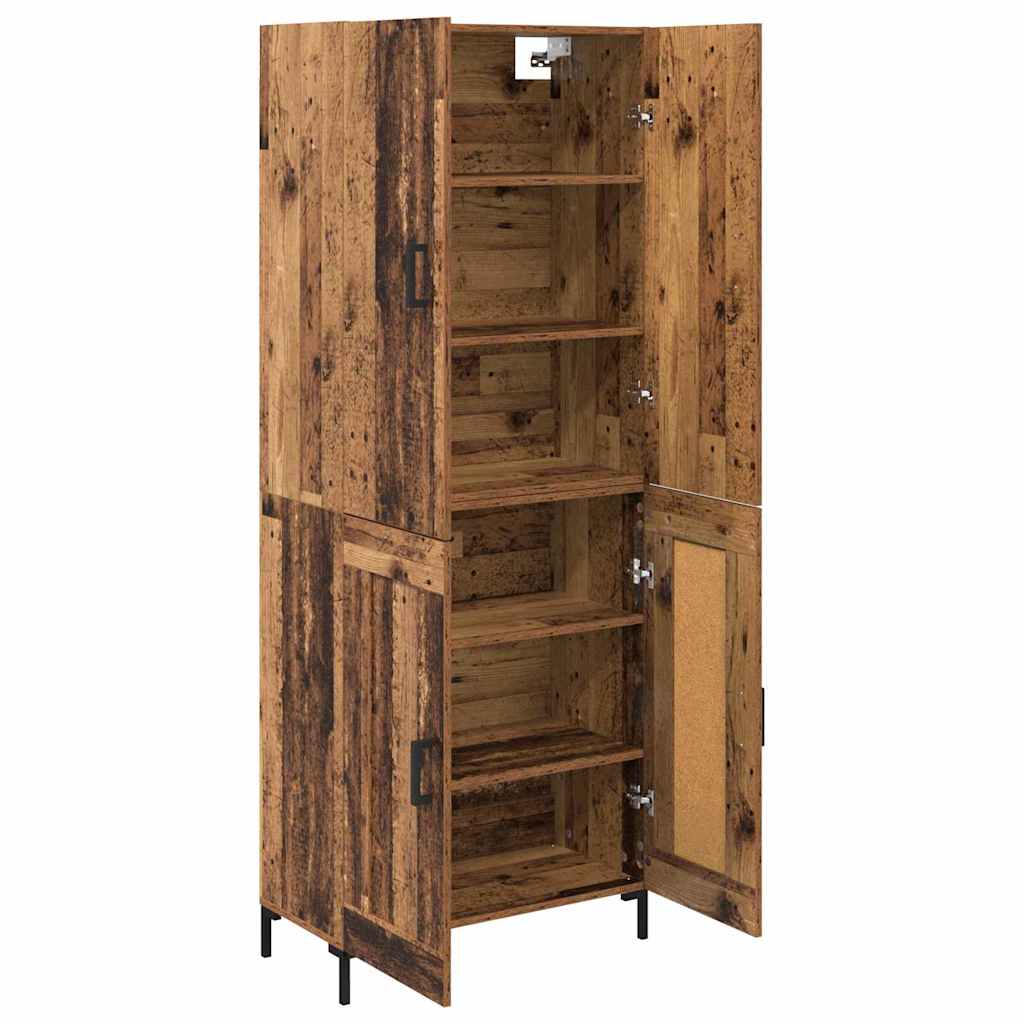 Haut Armoire Bois Ancien 69,5 x 34 x 180 cm Bois d'ingénierie - XIOS