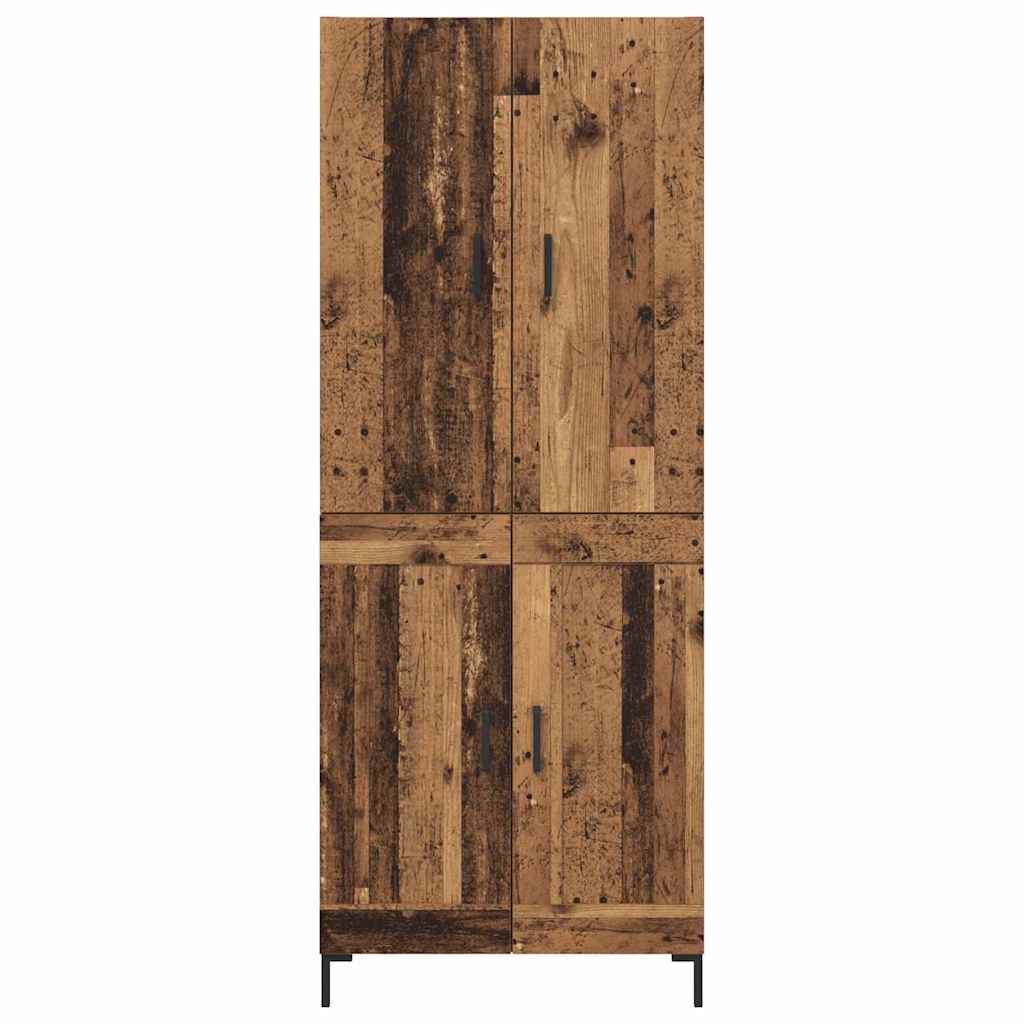 Haut Armoire Bois Ancien 69,5 x 34 x 180 cm Bois d'ingénierie - XIOS