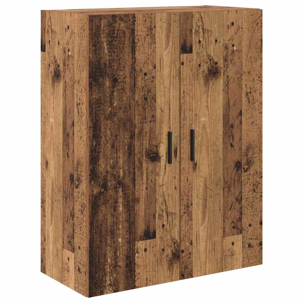 Haut Armoire 2 pc Bois Ancien 69,5 x 34 x 180 cm