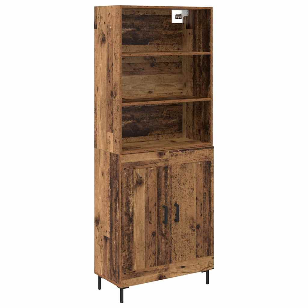 Haut Armoire Bois Ancien 69,5 x 32,5 x 180 cm Bois d'ingénierie - XIOS