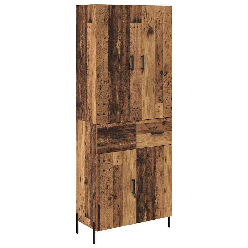 Haut Armoire Bois Ancien 69,5 x 34 x 180 cm Bois d'ingénierie - XIOS