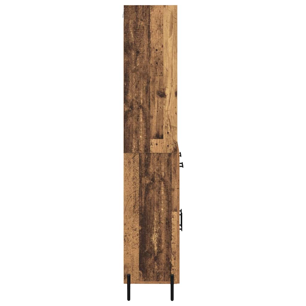 Haut Armoire Bois Ancien 69,5 x 32,5 x 180 cm Bois d'ingénierie - XIOS