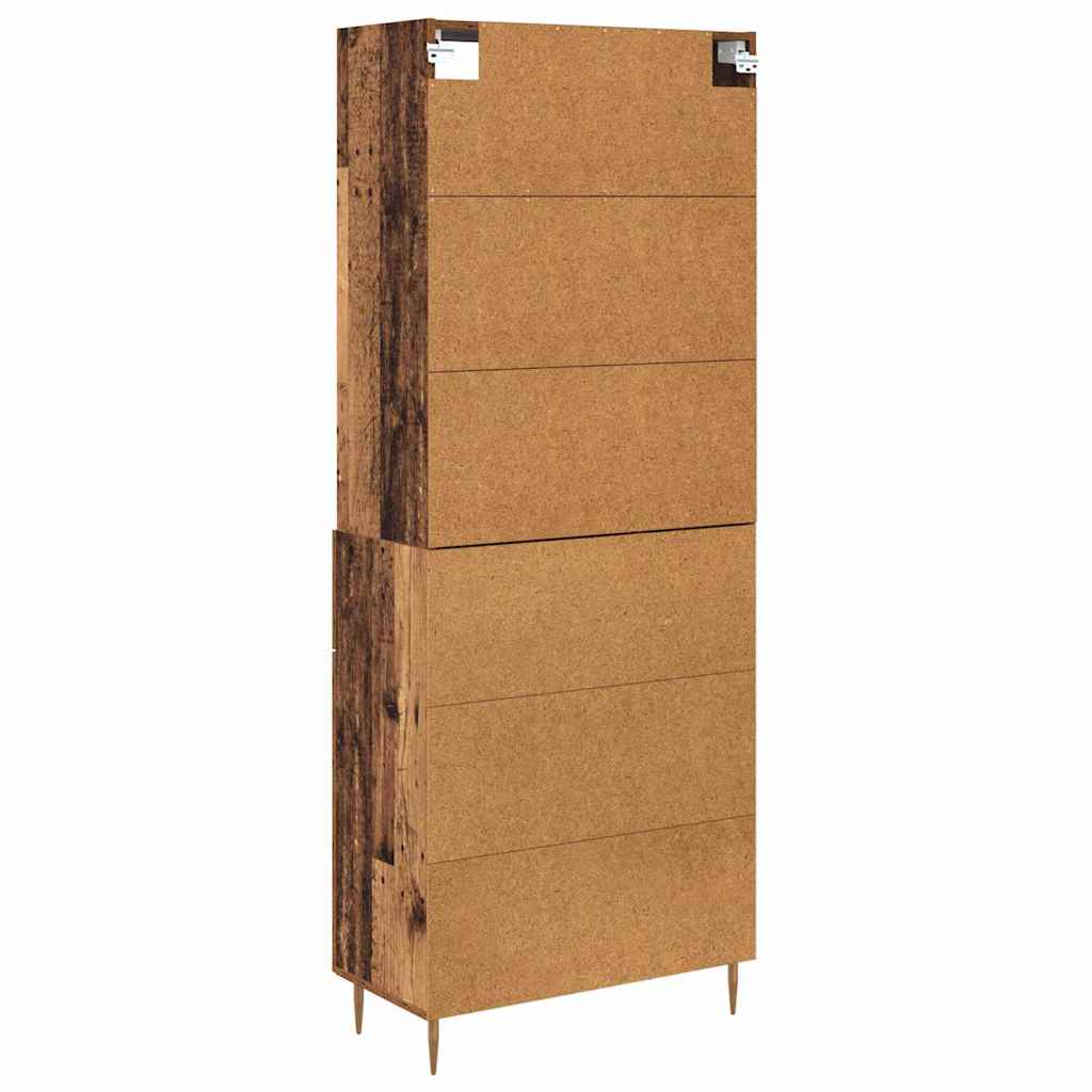 Haut Armoire Bois ancien 69,5 x 34 x 180 cm Bois d'ingénierie - XIOS