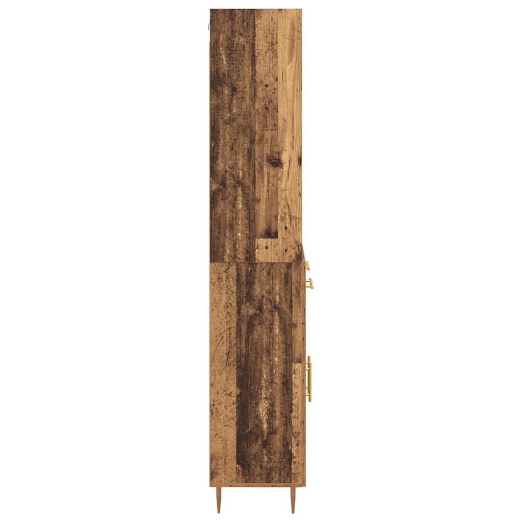 Haut Armoire Bois ancien 69,5 x 34 x 180 cm Bois d'ingénierie - XIOS