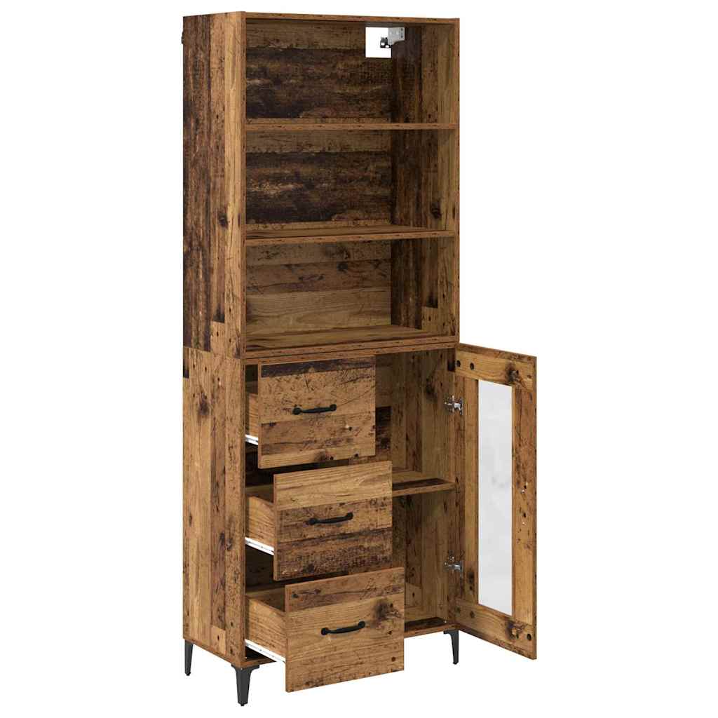 Haut Armoire Bois Ancien 69,5 x 34 x 180 cm Bois d'ingénierie - XIOS