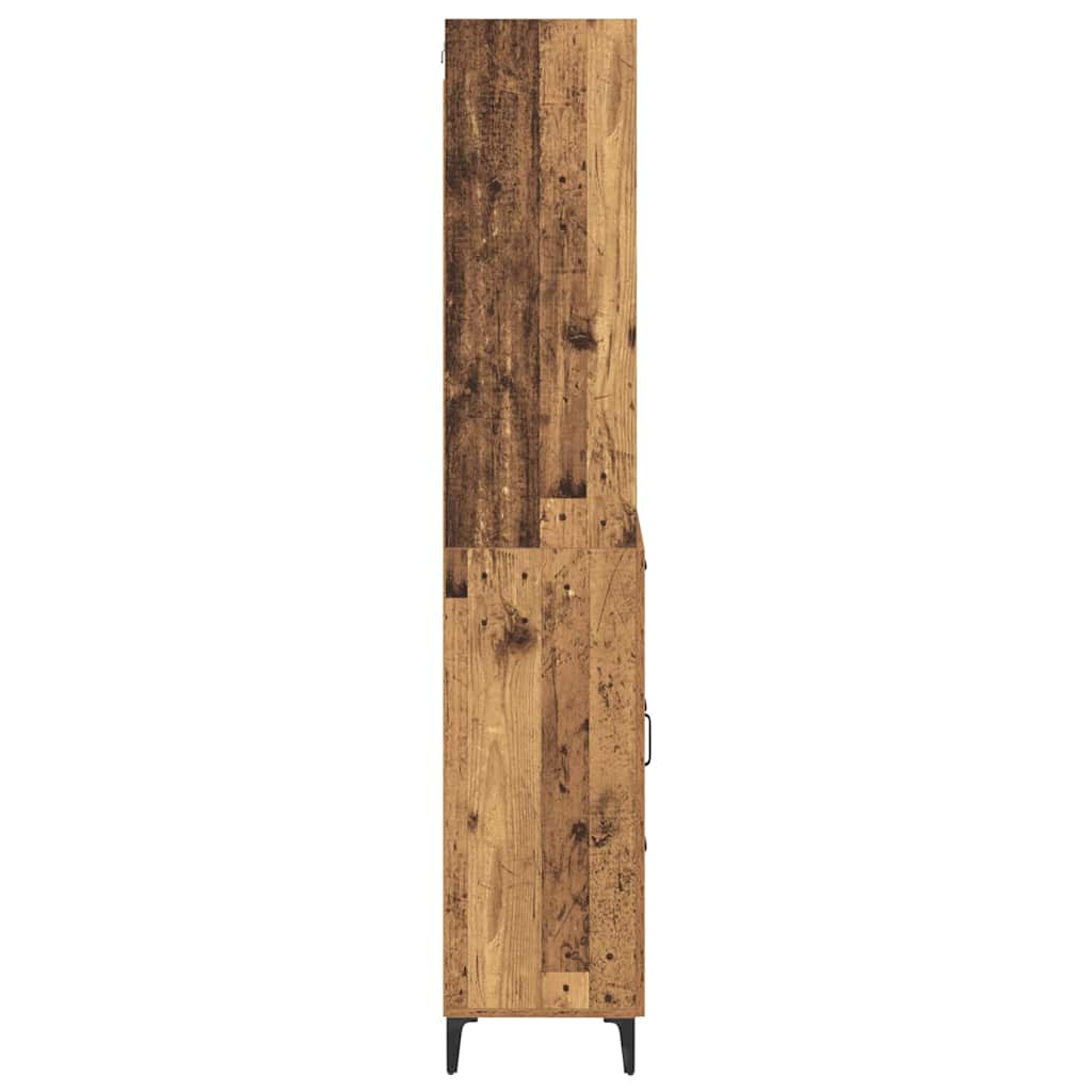 Haut Armoire Bois Ancien 69,5 x 34 x 180 cm Bois d'ingénierie - XIOS