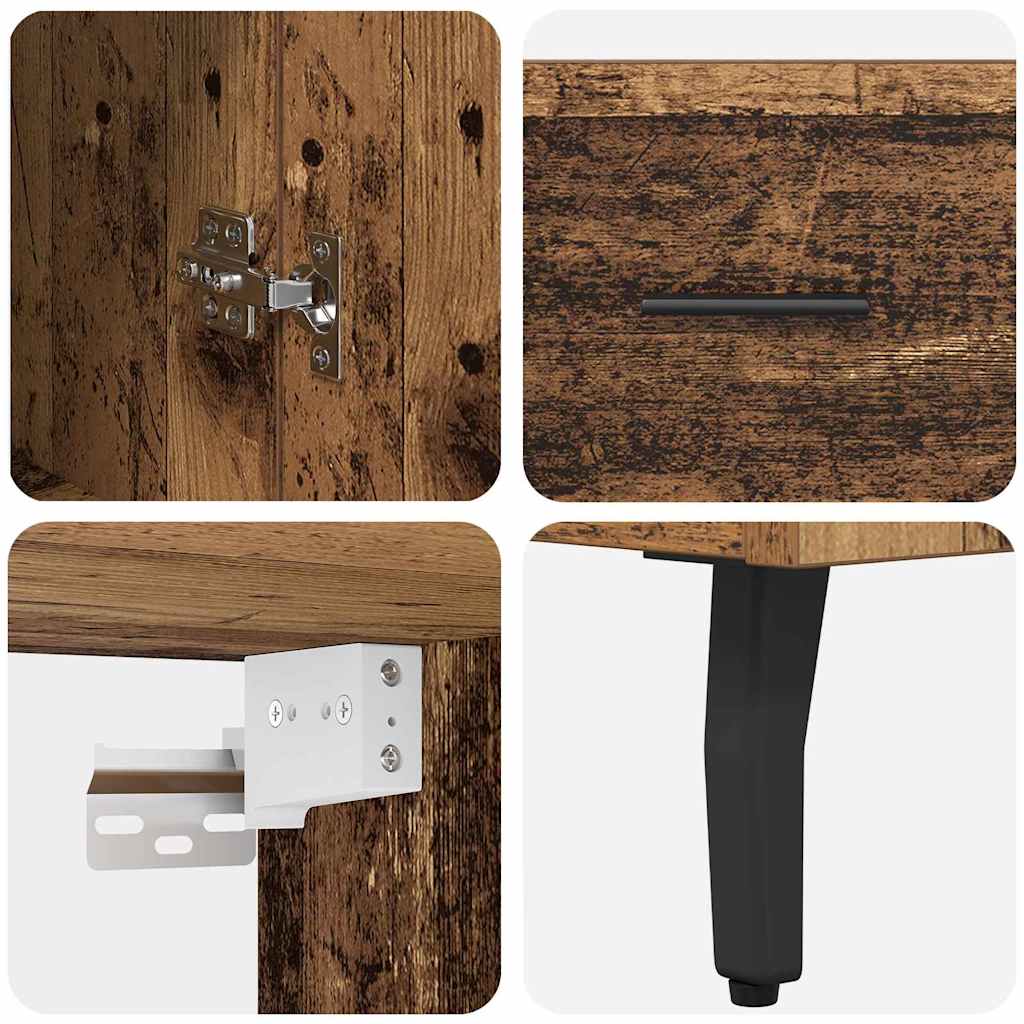 Haut Armoire Bois Ancien 69,5 x 34 x 180 cm - XIOS