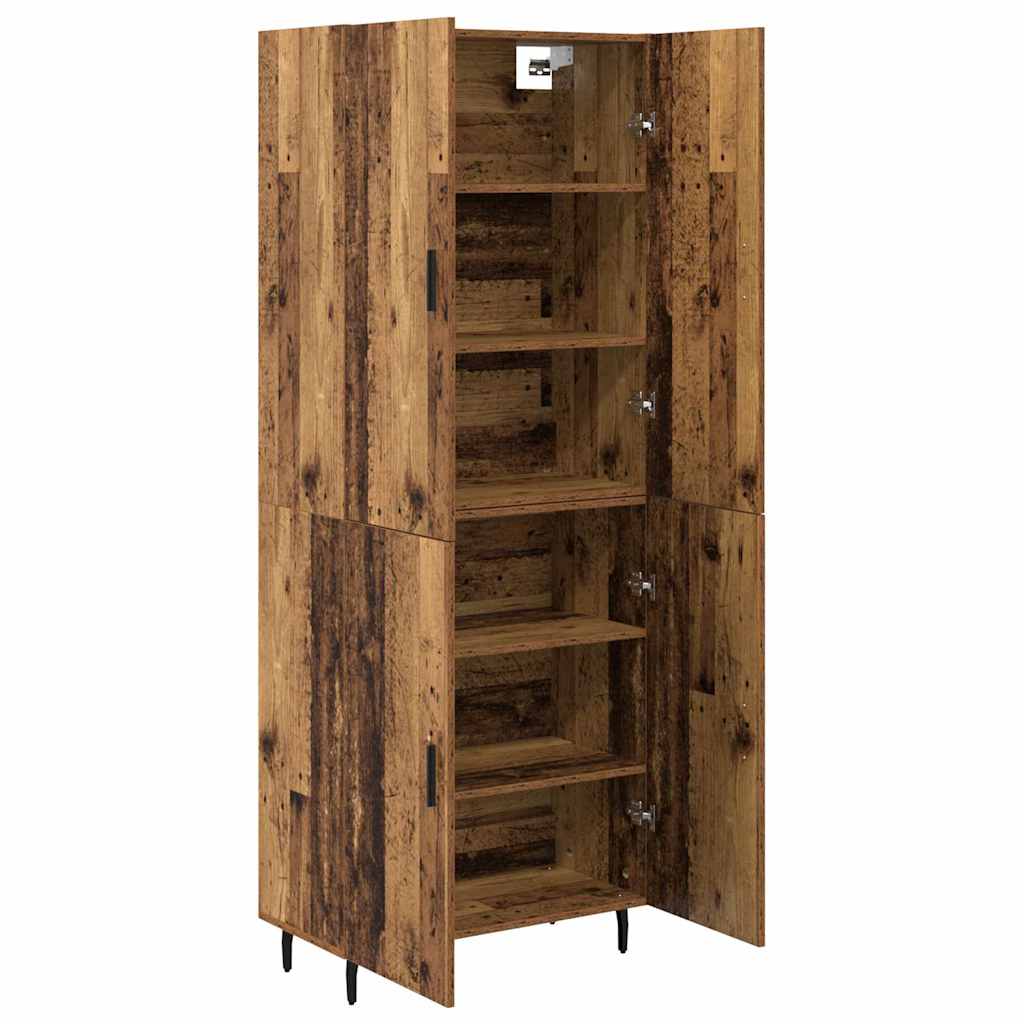Haut Armoire Bois Ancien 69,5 x 34 x 180 cm - XIOS