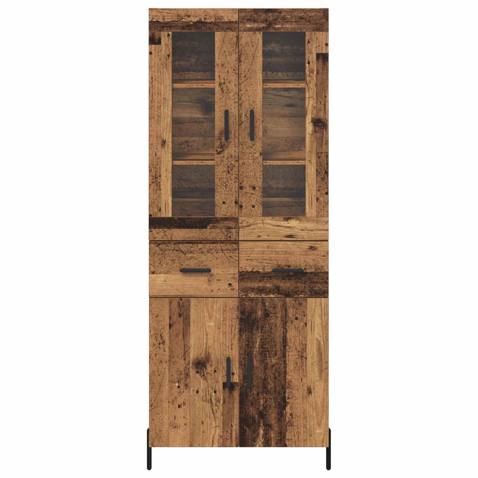 Haut Armoire Bois Ancien 69,5 x 34 x 180 cm Bois d'ingénierie - XIOS