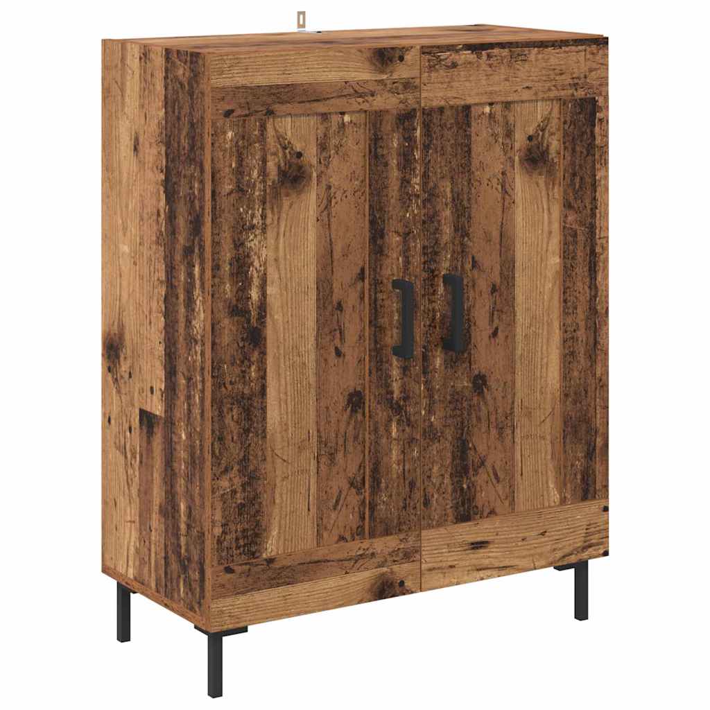 Haut Armoire 2 pcs Bois ancien Bois d'ingénierie - XIOS