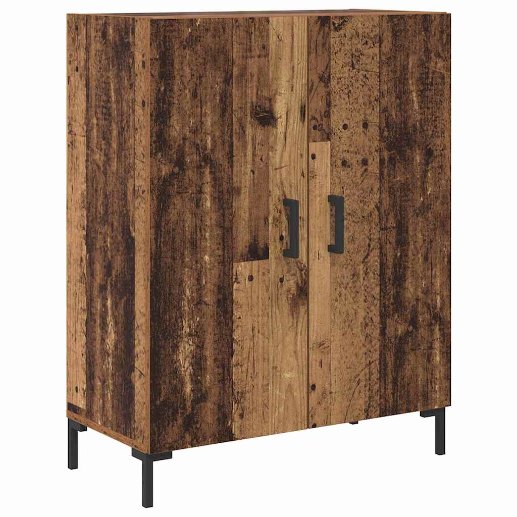 Haut Armoire 2 pc Bois Ancien 69,5 x 34 x 180 cm