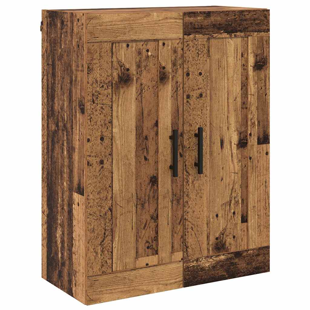 Haut Armoire 2 pc Bois ancien 69,5 x 34 x 180 cm - XIOS