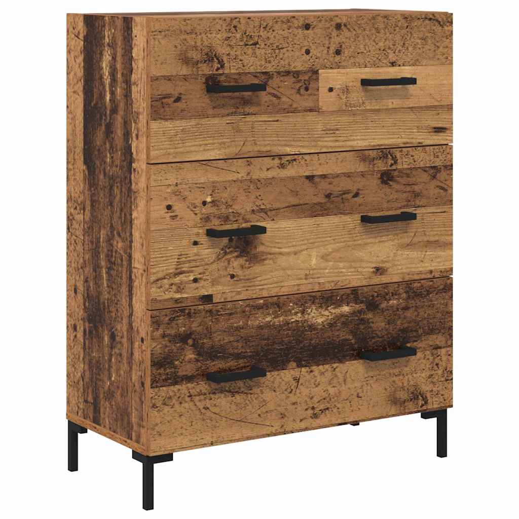 Haut Armoire 2 pc Bois Ancien 69,5 x 34 x 180 cm