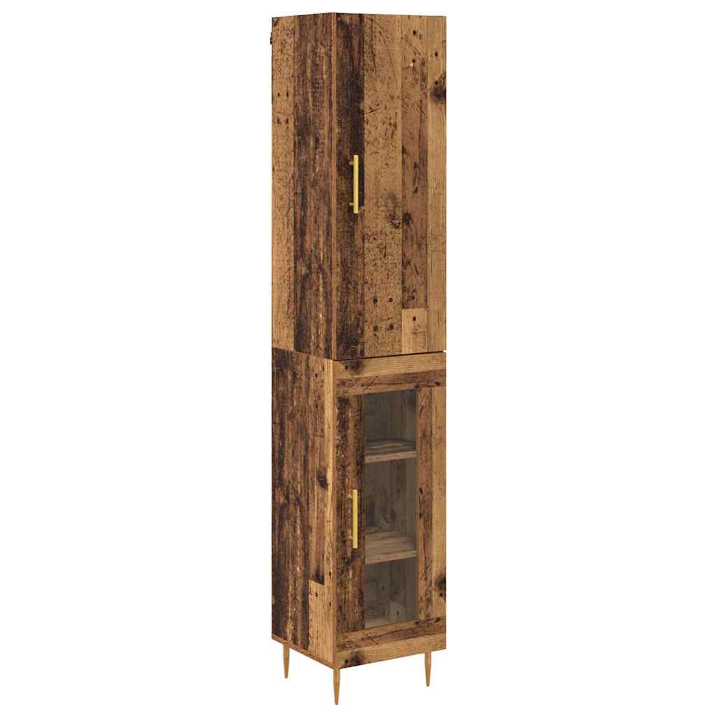 Haut Armoire Bois Ancien 34,5 x 34 x 180 cm Bois d'ingénierie - XIOS