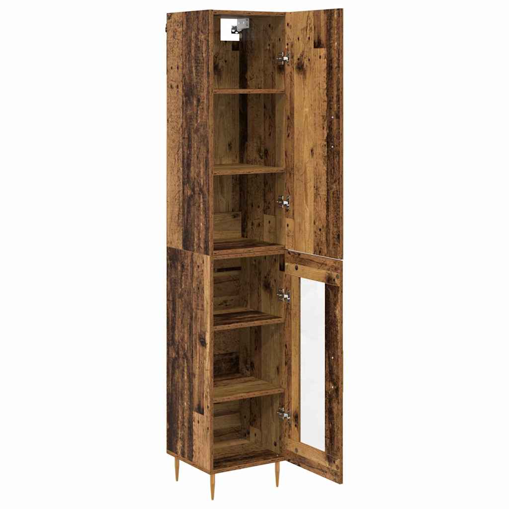 Haut Armoire Bois Ancien 34,5 x 34 x 180 cm Bois d'ingénierie - XIOS