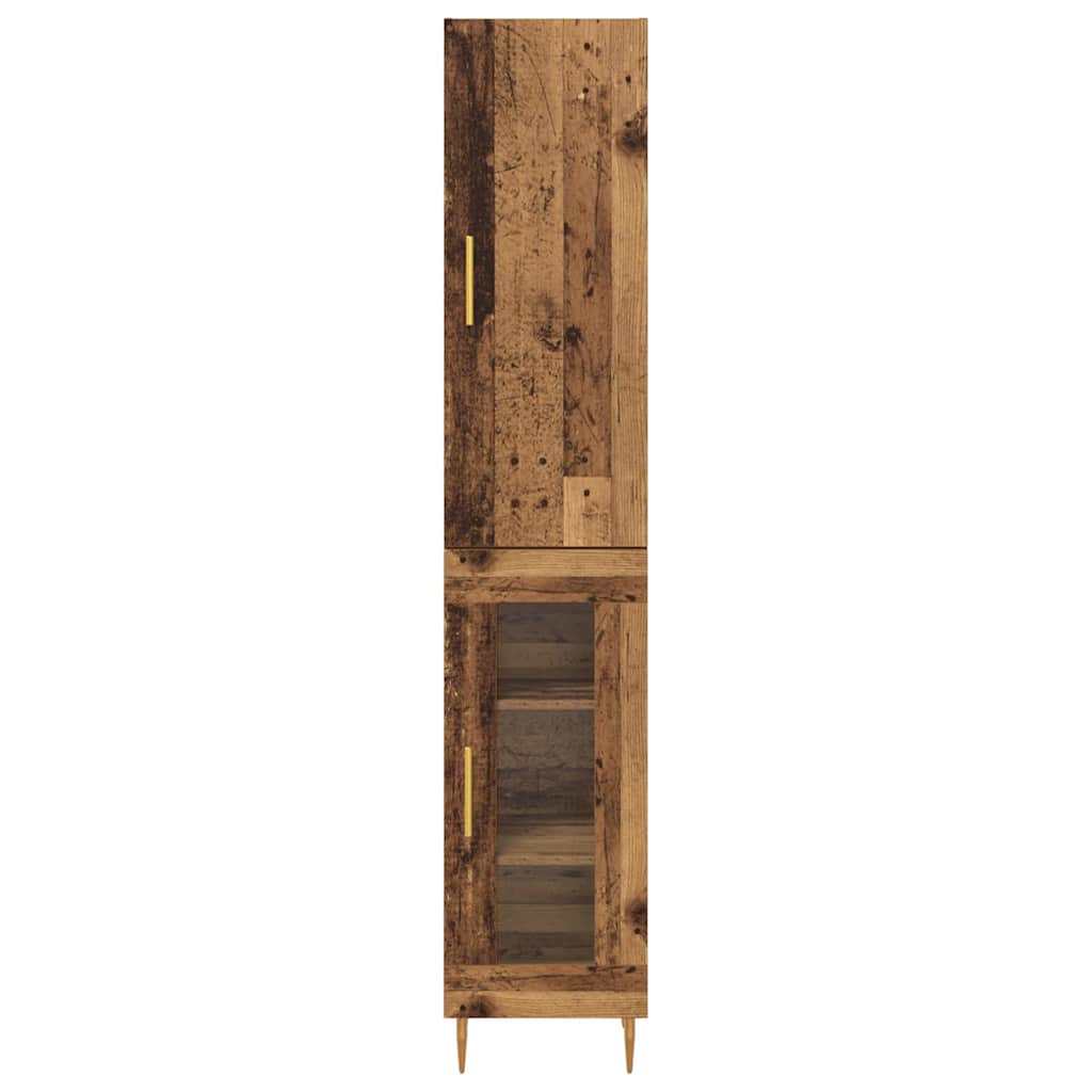 Haut Armoire Bois Ancien 34,5 x 34 x 180 cm Bois d'ingénierie - XIOS