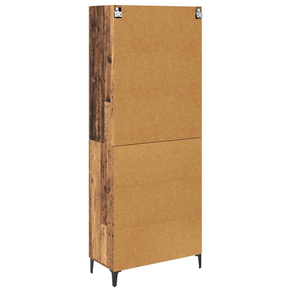 Haut Armoire Bois Ancien 69,5 x 34 x 180 cm Bois d'ingénierie - XIOS