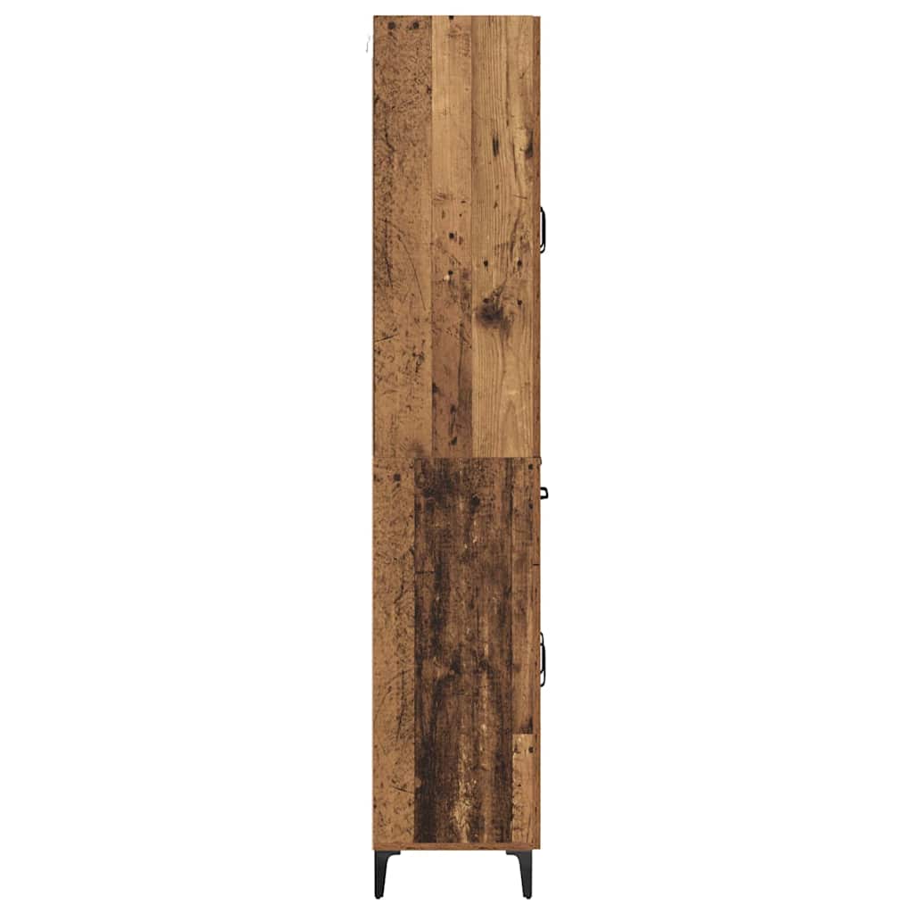 Haut Armoire Bois Ancien 69,5 x 34 x 180 cm Bois d'ingénierie - XIOS