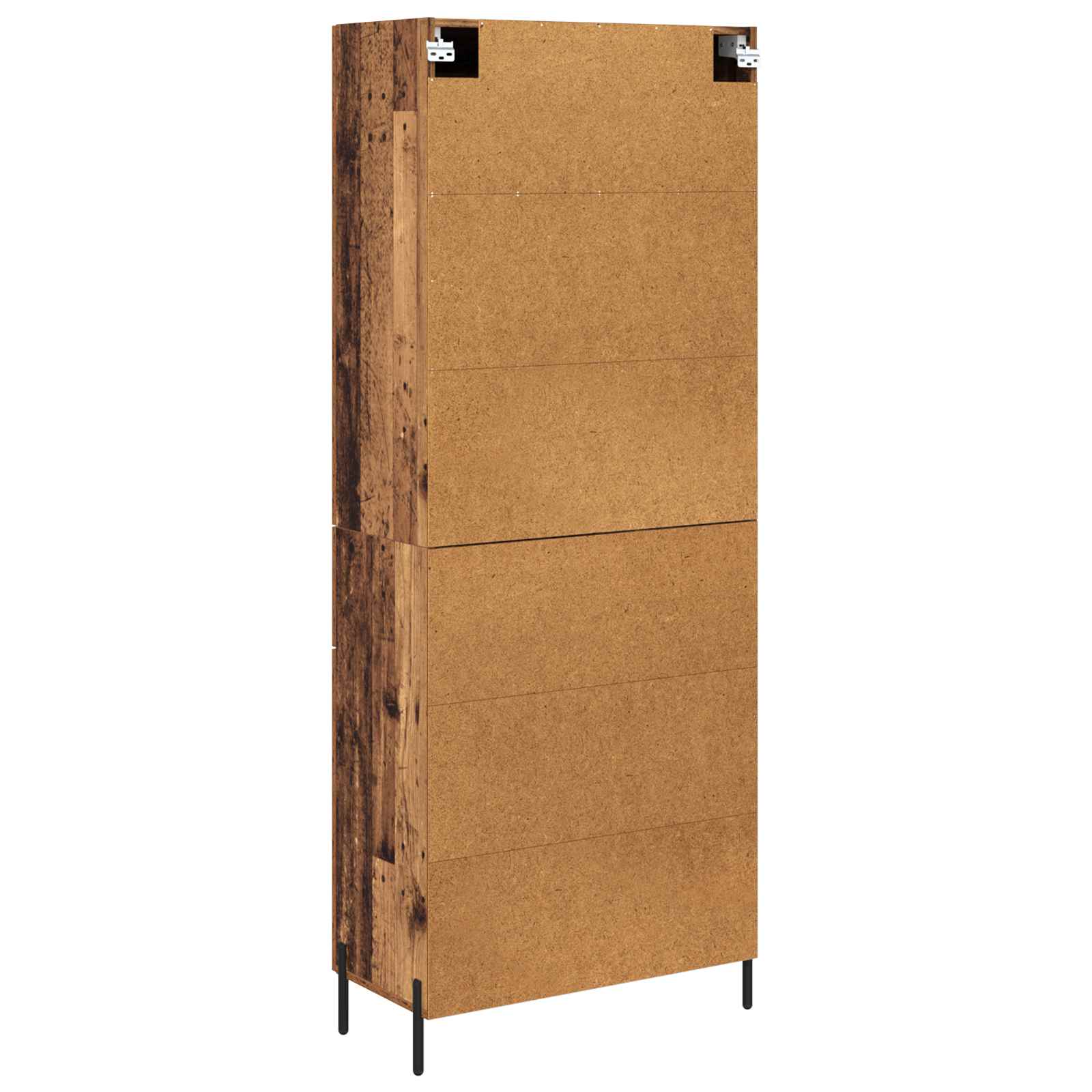 Haut Armoire 2 pc Bois Ancien 69,5 x 34 x 180 cm
