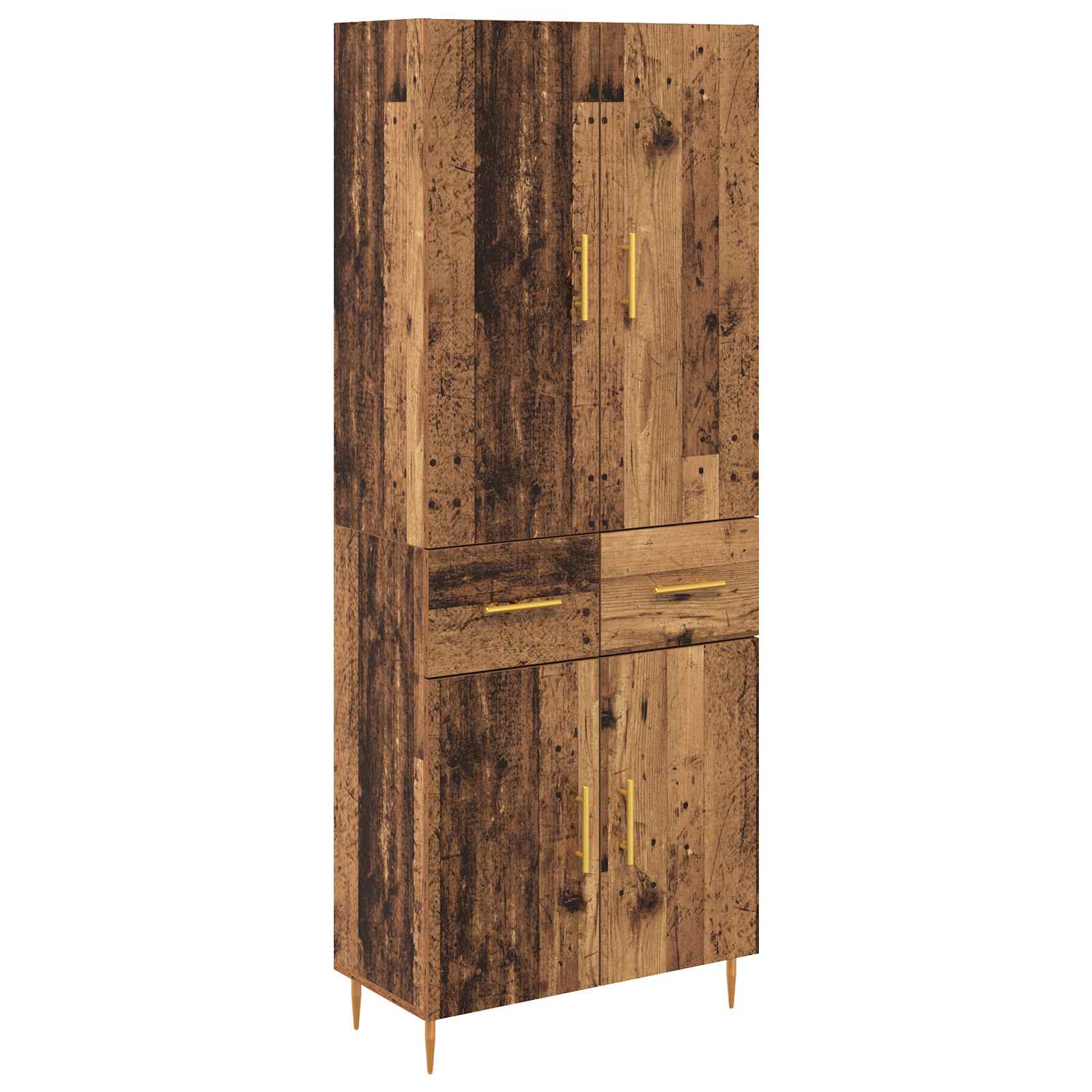 Haut Armoire Bois Ancien 69,5 x 34 x 180 cm Bois d'ingénierie - XIOS