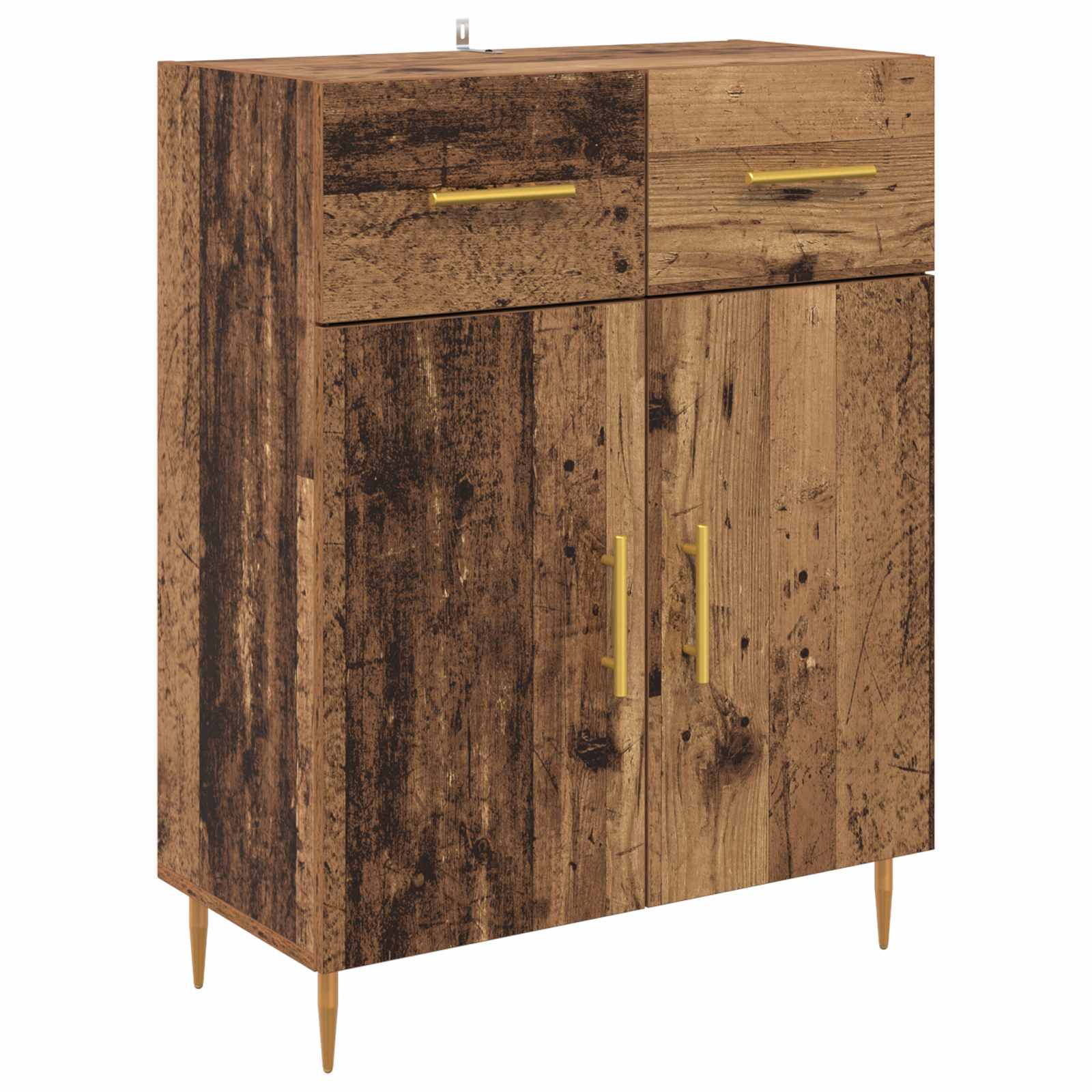 Haut Armoire Bois Ancien 69,5 x 34 x 180 cm Bois d'ingénierie - XIOS