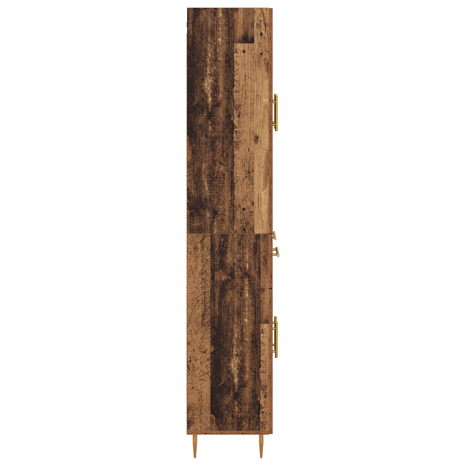 Haut Armoire Bois Ancien 69,5 x 34 x 180 cm Bois d'ingénierie - XIOS