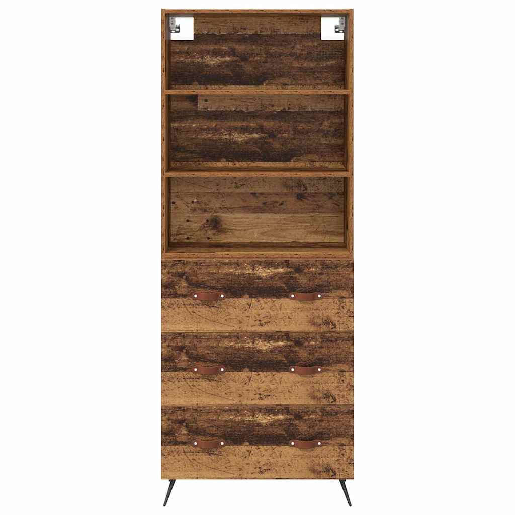 Haut Armoire Bois Ancien 69,5 x 34 x 180 cm Bois d'ingénierie - XIOS