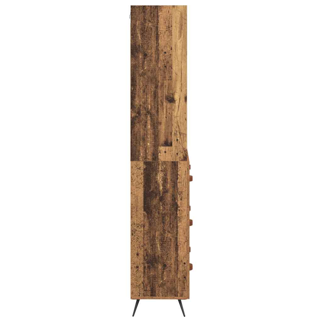 Haut Armoire Bois Ancien 69,5 x 34 x 180 cm Bois d'ingénierie - XIOS