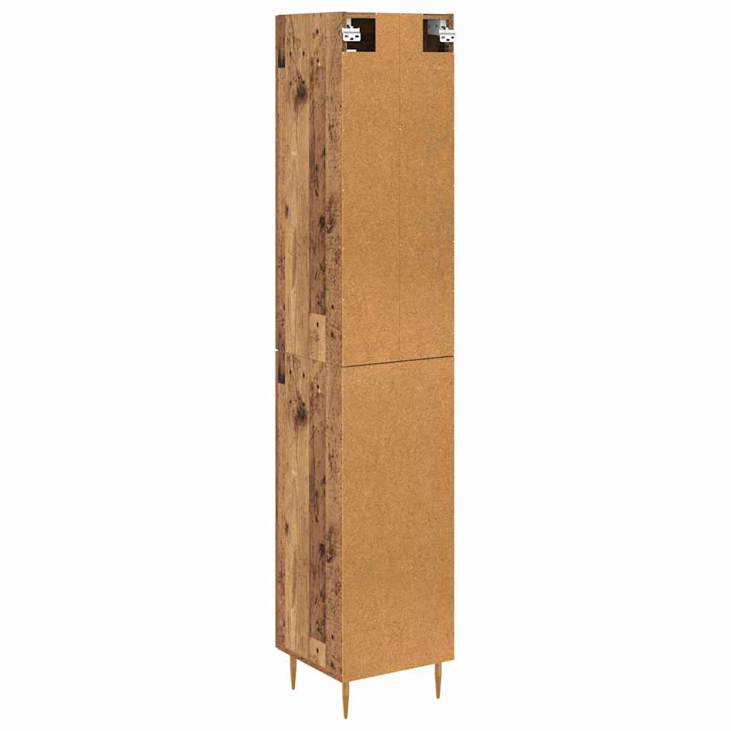Haut Armoire 2 pcs Bois Ancien Verre - XIOS