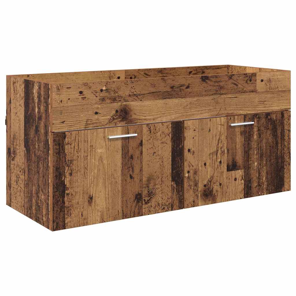 Armoire de salle de bain Bois ancien 100 x 38,5 x 46 cm