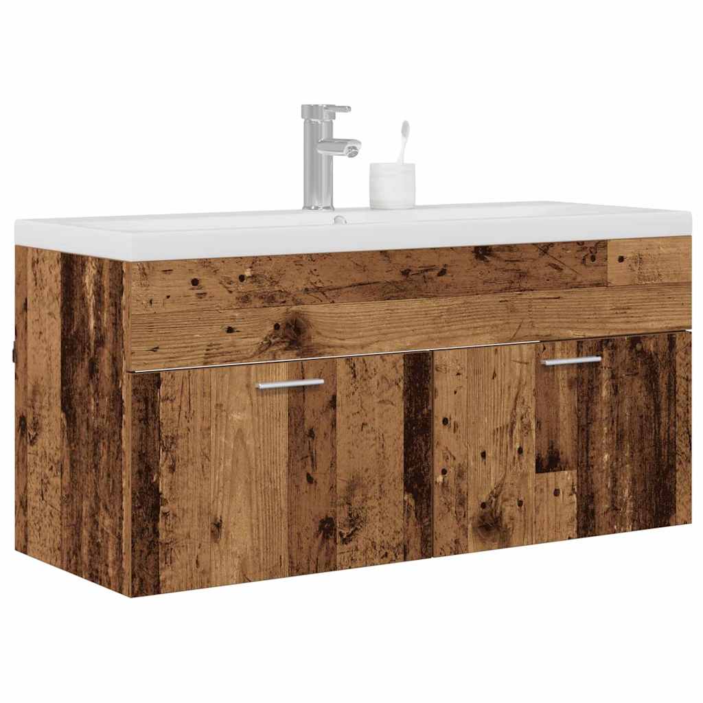 Armoire de salle de bain Bois ancien 100 x 38,5 x 46 cm