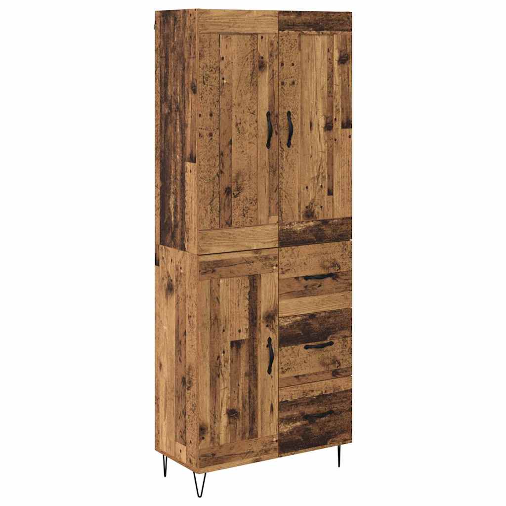 Haut Armoire Bois Ancien 69,5 x 34 x 180 cm Bois d'ingénierie - XIOS