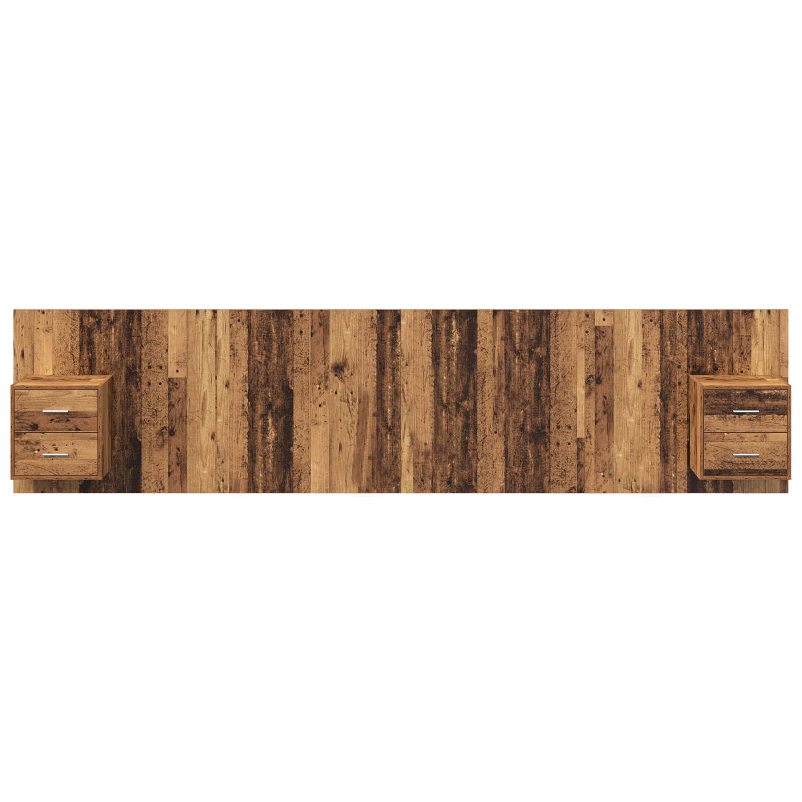 Tête de lit avec armoire 3 pcs Bois Ancien Bois d'ingénierie - XIOS