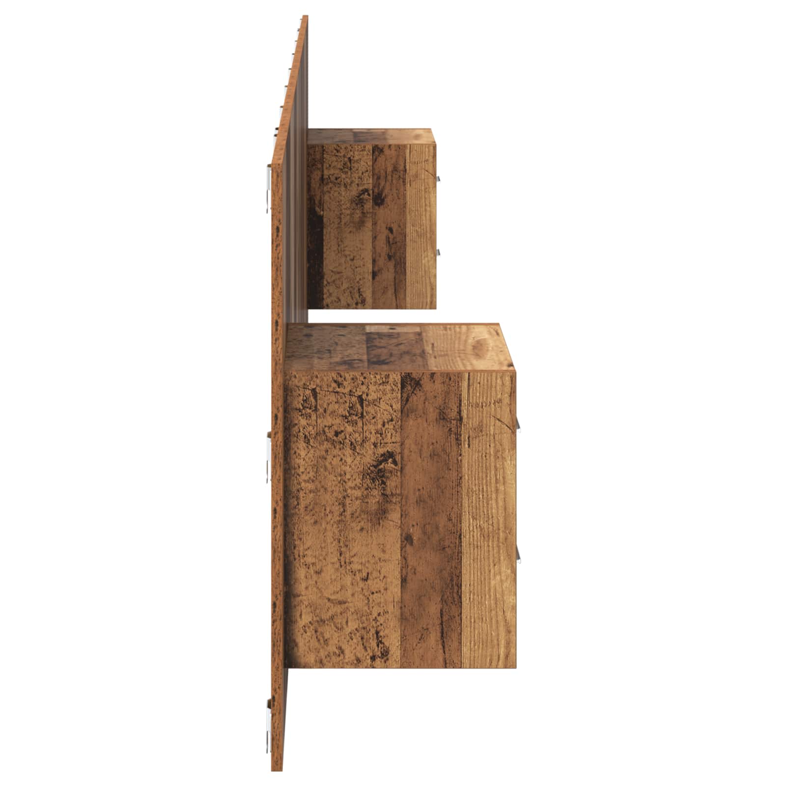 Tête de lit avec armoire 3 pcs Bois Ancien Bois d'ingénierie - XIOS