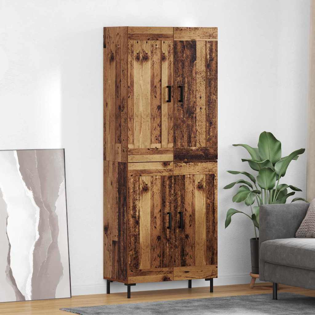 Haut Armoire Bois Ancien 69,5 x 34 x 180 cm Bois d'ingénierie - XIOS