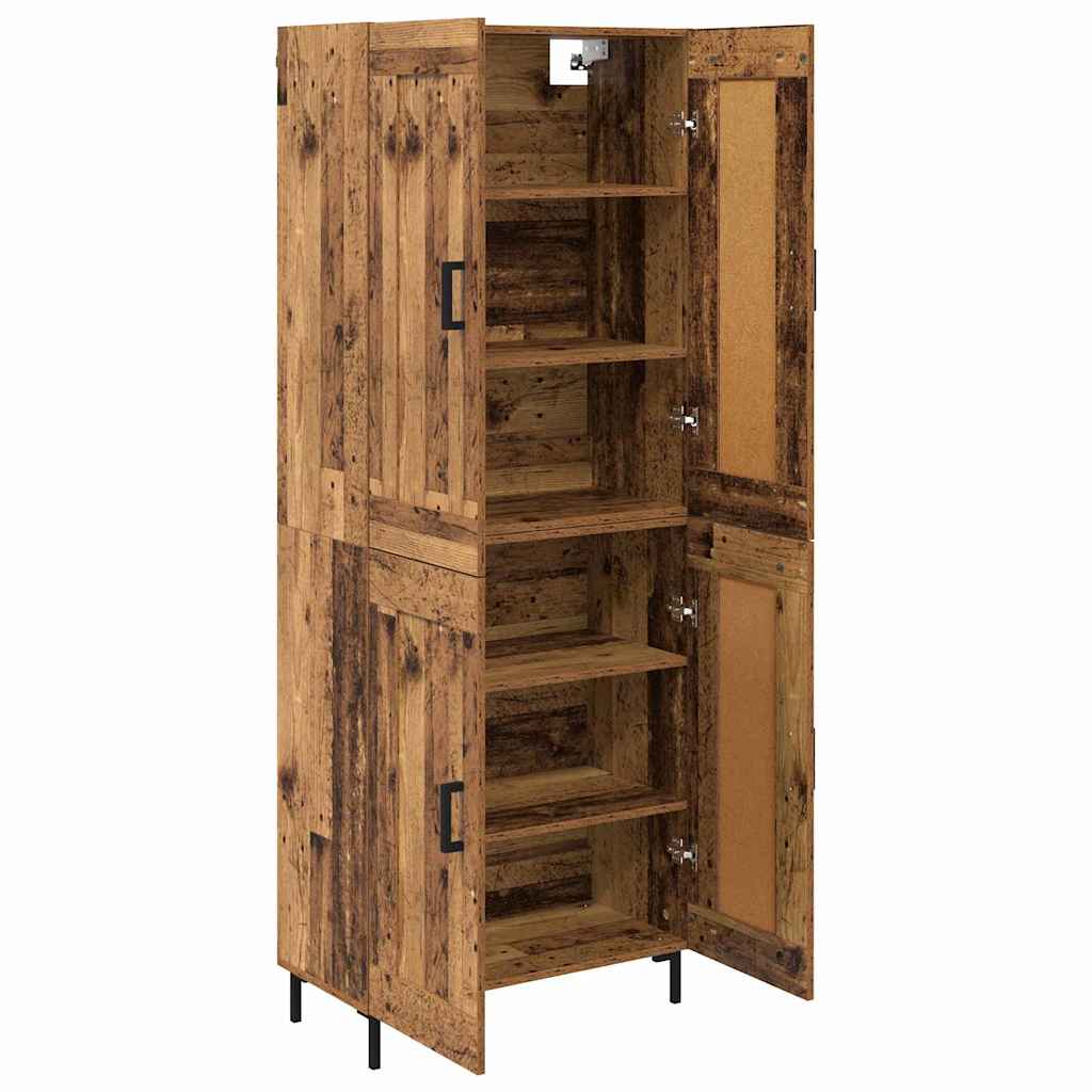 Haut Armoire Bois Ancien 69,5 x 34 x 180 cm Bois d'ingénierie - XIOS