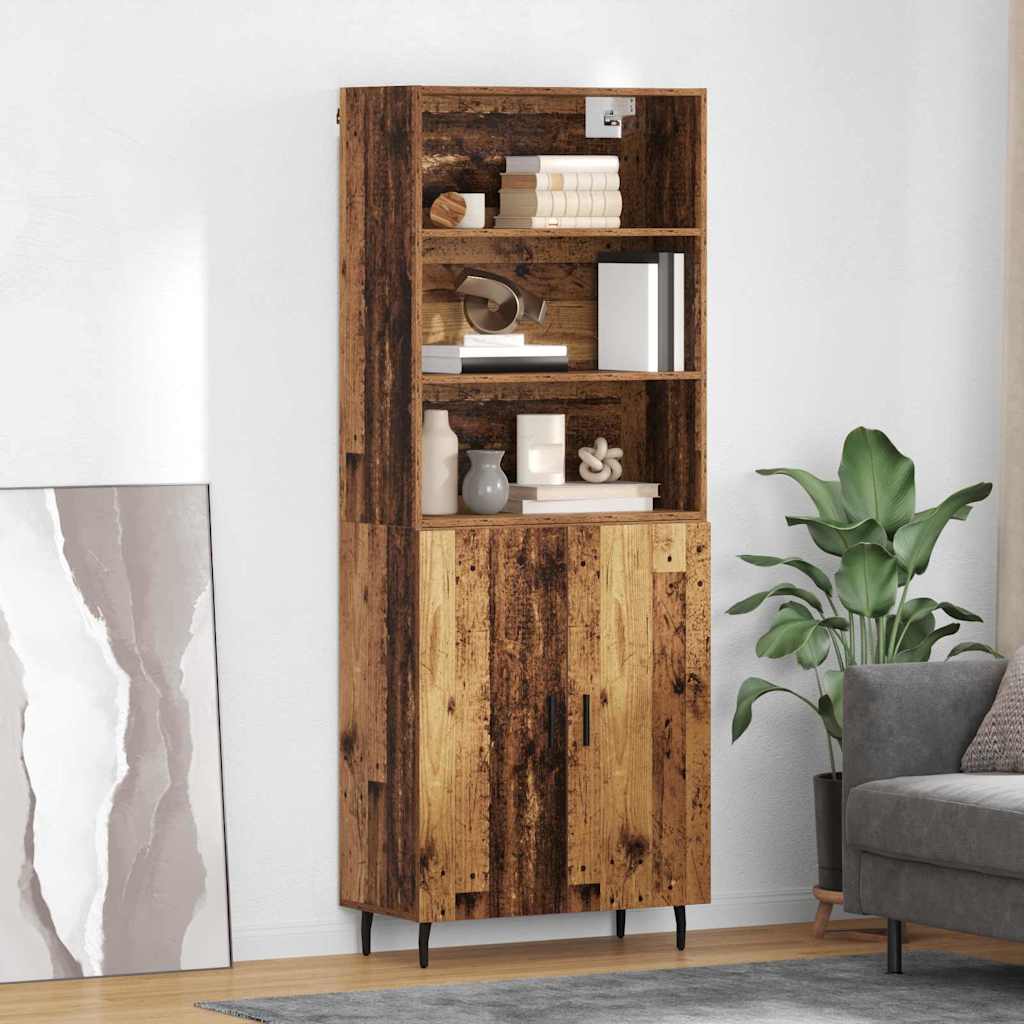 Haut Armoire Bois Ancien 69,5 x 34 x 180 cm - XIOS