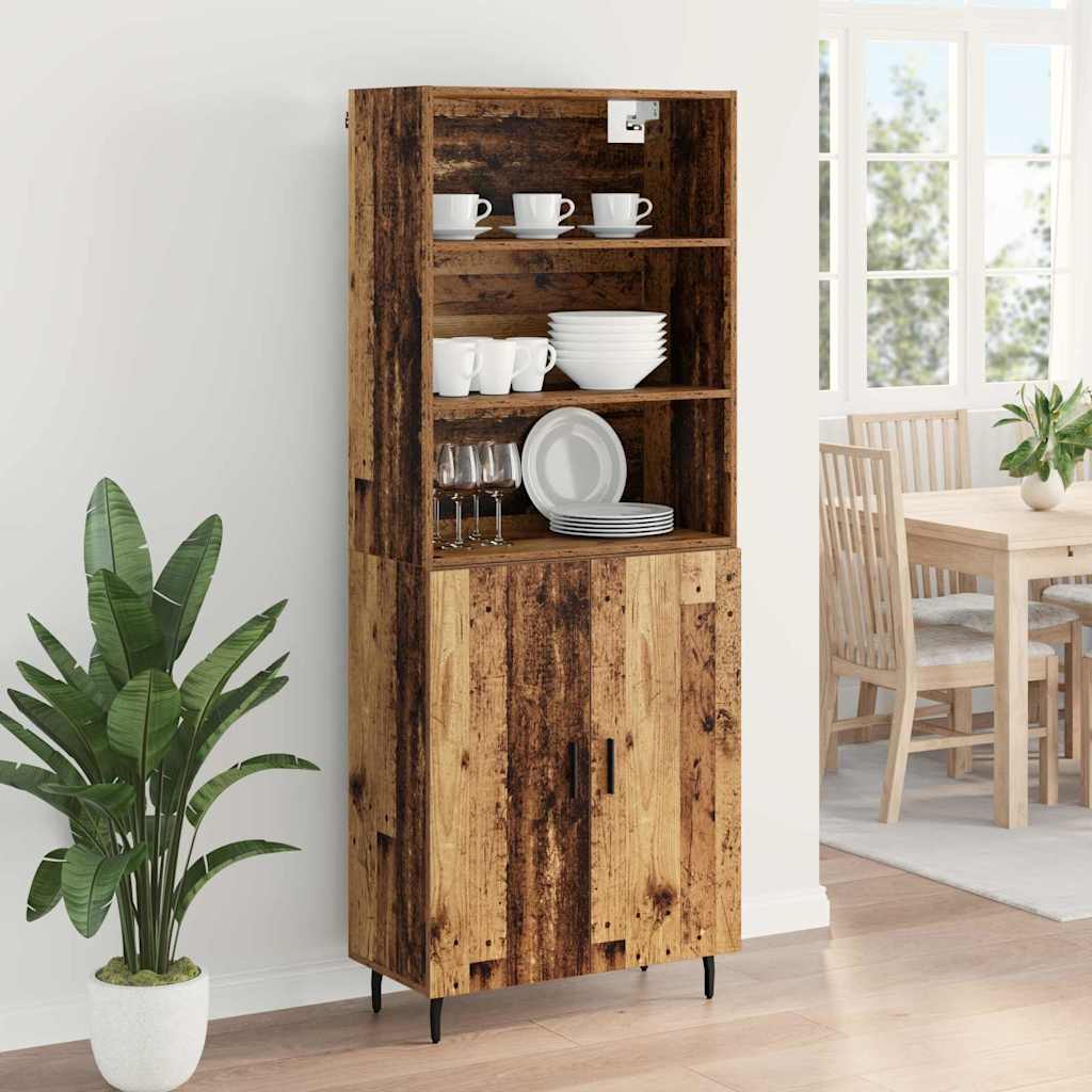 Haut Armoire Bois Ancien 69,5 x 34 x 180 cm - XIOS