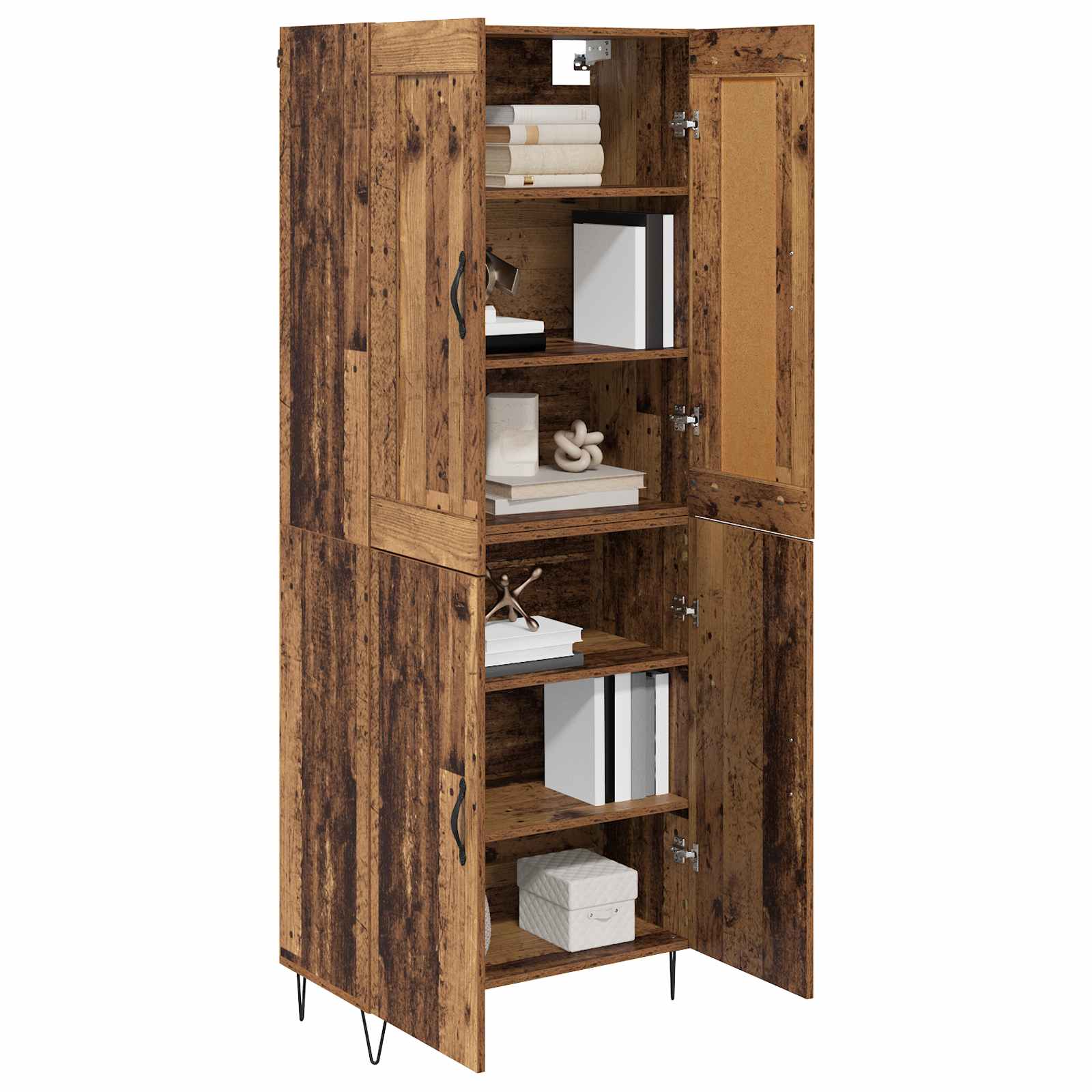 Haut Armoire Bois Ancien 69,5 x 34 x 180 cm Bois d'ingénierie - XIOS